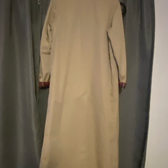 Burberry Reversible Gabardine & Tartan Wool Car Coat NWOT - Picture 11 of 13